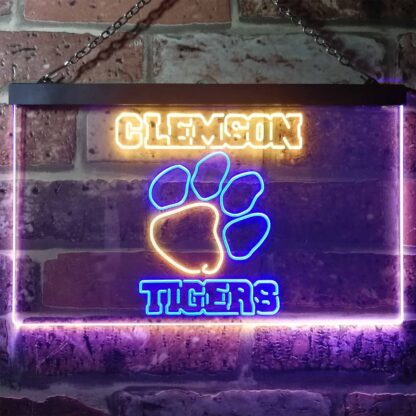 Clemson Tigers Logo LED Neon Sign neon sign LED