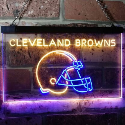 Cleveland Browns Helmet LED Neon Sign neon sign LED