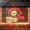 Chicago Bears Helmet Miller Lite LED Neon Sign