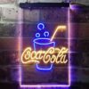 Coca-Cola Cup with Bubbles LED Neon Sign