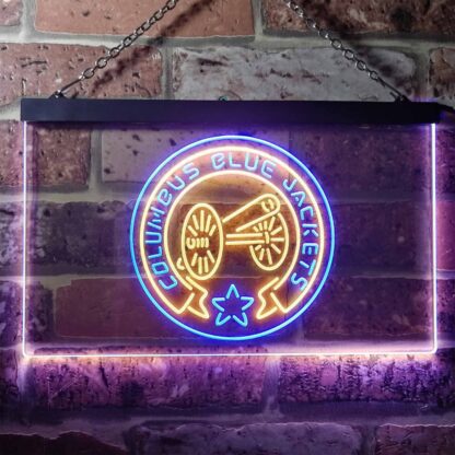 Columbus Blue Jackets Alternate LED Neon Sign neon sign LED