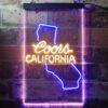Coors Light California Map LED Neon Sign