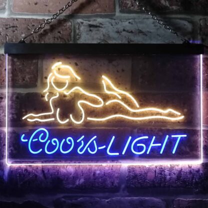 Coors Light Girl 3 LED Neon Sign neon sign LED