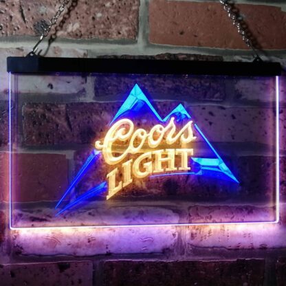 Coors Light Mountain LED Neon Sign neon sign LED