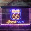 Coors Light Route 66 LED Neon Sign