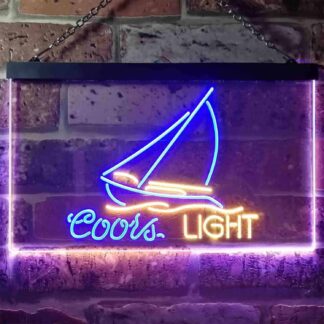 Coors Light Sailboat 2 LED Neon Sign neon sign LED