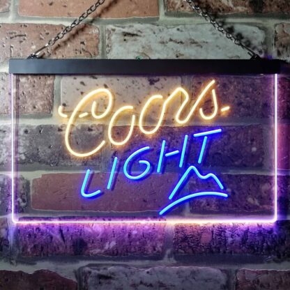 Coors Light Small Mountain LED Neon Sign neon sign LED