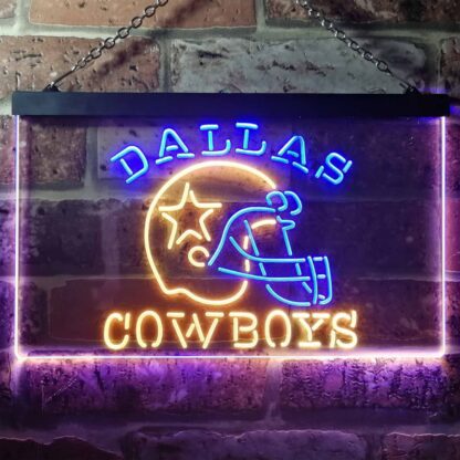 Dallas Cowboys Helmet LED Neon Sign - Legacy Edition neon sign LED