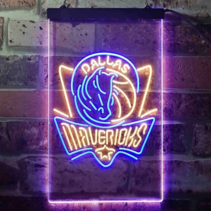 Dallas Mavericks Logo LED Neon Sign - Legacy Edition neon sign LED