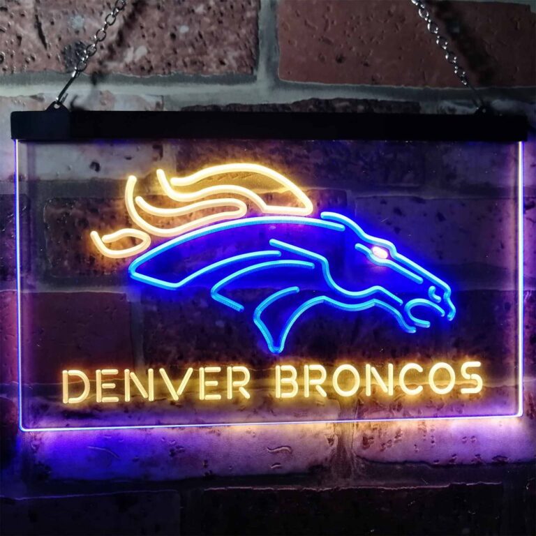 Denver Broncos LED Neon Sign - neon sign - LED sign - shop - What’s