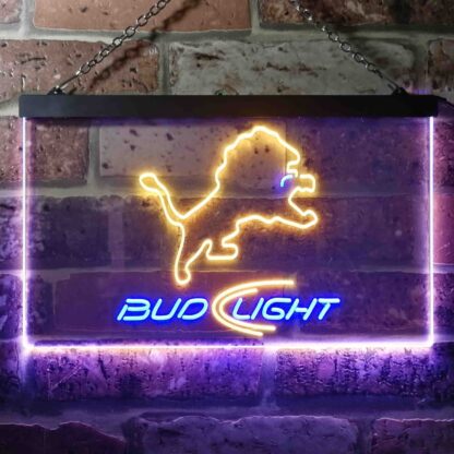 Detroit Lions Bud Light LED Neon Sign neon sign LED