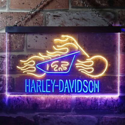 Harley Davidson Fire Bike LED Neon Sign neon sign LED