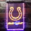 Indianapolis Colts Bud Light LED Neon Sign