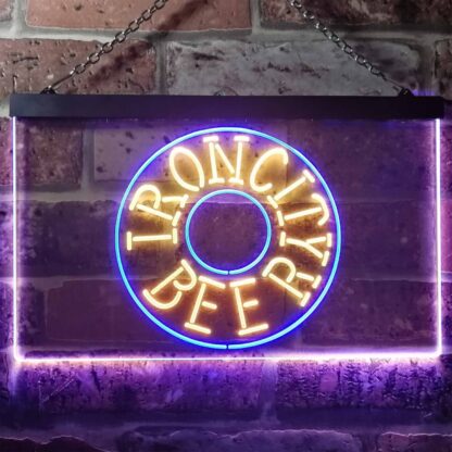 Iron City Beer Wheel LED Neon Sign neon sign LED