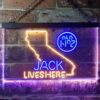 Jack Daniels Jack Lives Here California LED Neon Sign
