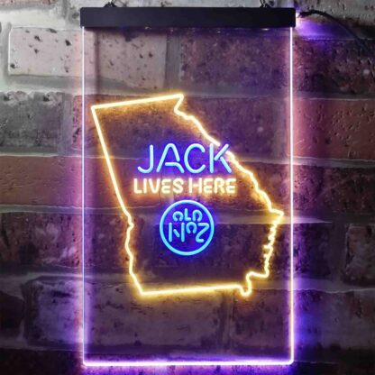 Jack Daniel's Jack Lives Here - Georgia LED Neon Sign neon sign LED