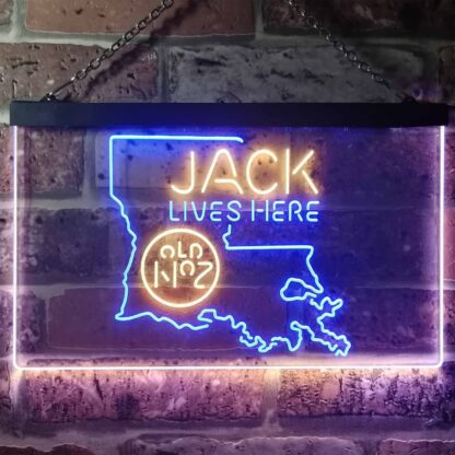 Jack Daniel's Jack Lives Here - Louisiana LED Neon Sign neon sign LED