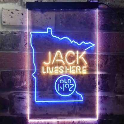 Jack Daniel's Jack Lives Here - Minnesota LED Neon Sign neon sign LED