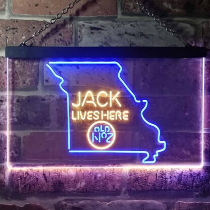 Jack Daniel's Jack Lives Here - Missouri LED Neon Sign neon sign LED