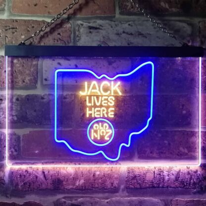 Jack Daniel's Jack Lives Here - Ohio LED Neon Sign neon sign LED