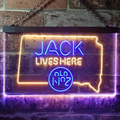 Jack Daniel's Jack Lives Here - South Dakota LED Neon Sign neon sign LED