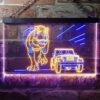 Jurassic Park Jeep Chase LED Neon Sign
