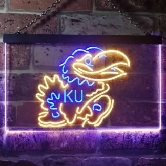 Kansas Jayhawks KU Logo LED Neon Sign neon sign LED