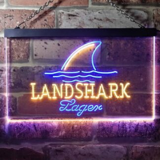 Landshark Lager - Sharkfin LED Neon Sign neon sign LED