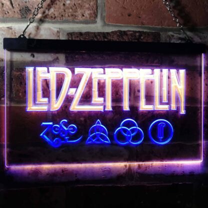 Led Zeppelin Logo 1 LED Neon Sign neon sign LED