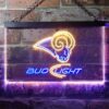 Los Angeles Rams Bud Light LED Neon Sign
