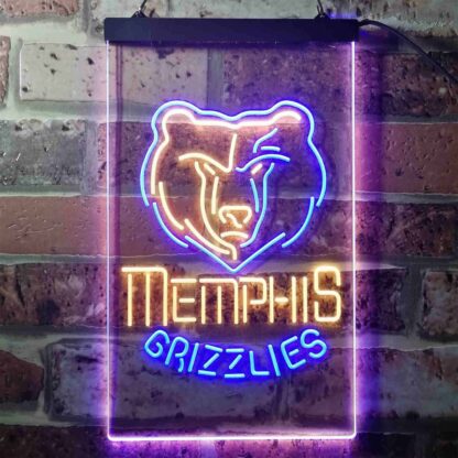 Memphis Grizzlies Logo LED Neon Sign neon sign LED