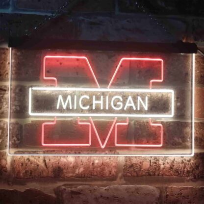 Michigan Wolverines Logo 1 LED Neon Sign neon sign LED