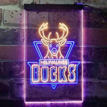 Milwaukee Bucks Logo LED Neon Sign neon sign LED