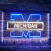 aMichigan Wolverines Logo LED Neon Sign