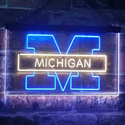 Michigan Wolverines Logo 1 LED Neon Sign neon sign LED