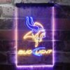aMinnesota Vikings Bud Light LED Neon Sign