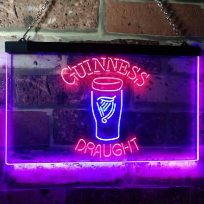 Guinness Draught Glass LED Neon Sign neon sign LED