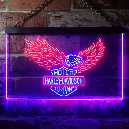 Harley Davidson Eagle 3 LED Neon Sign neon sign LED