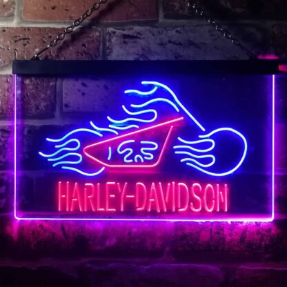 Harley Davidson Fire Bike LED Neon Sign neon sign LED