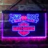 Harley Davidson Live to Ride LED Neon Sign