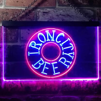 Iron City Beer Wheel LED Neon Sign neon sign LED