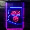 Jack Daniels Jack Lives Here Arizona LED Neon Sign