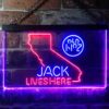 Jack Daniels Jack Lives Here California LED Neon Sign