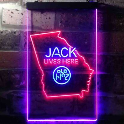 Jack Daniel's Jack Lives Here - Georgia LED Neon Sign neon sign LED