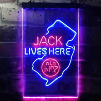 Jack Daniel's Jack Lives Here - New Jersey LED Neon Sign neon sign LED