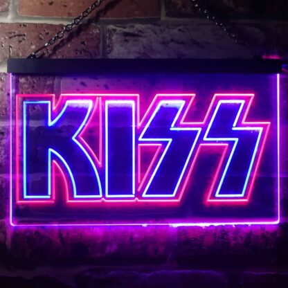 Kiss Banner LED Neon Sign neon sign LED