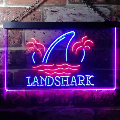 Landshark Lager - Sharkfin 2 LED Neon Sign neon sign LED