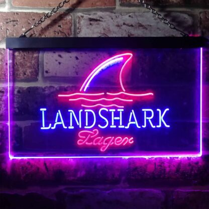 Landshark Lager - Sharkfin LED Neon Sign neon sign LED