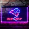 Los Angeles Rams Bud Light LED Neon Sign