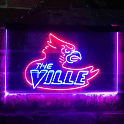 Louisville Cardinals The Ville LED Neon Sign neon sign LED